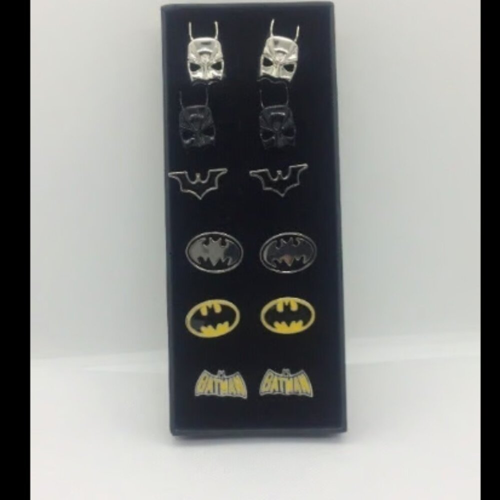 Batman cufflink set Superhero Merchandise Collectibles with Gift Box